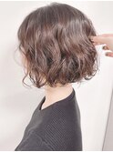 【morio 原宿】ニュアンスフレンチボブパーマ