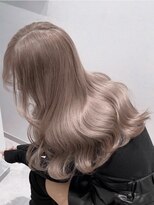 ミル 心斎橋(MIL)&nbsp;透明感ミルクティーベージュ/大人可愛い/韓国風/髪質改善/心斎橋
