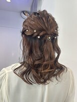 カシェル トウキョウ(Cashel Tokyo)&nbsp;ハーフアップ　ヘアセット