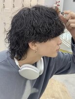 ノードオム 栄(NODE HOMME)&nbsp;波巻きスパイラルパーマツイストスパイラルパーマウルフ名古屋栄
