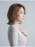 外はねボブショート/ボブ/白髪染め/白髪ぼかし/川越