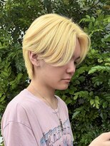 ウシワカマル ミライ(USHIWAKAMARU MIRAI) 【抜きっぱなしブロンド】センターパート