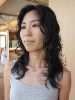 ビュートリアム 鎌倉小町(BEAUTRIUM) 抜け感パーマ/ミディアムレイヤー/BEAUTRIUM鎌倉小町 長嶺舞唯