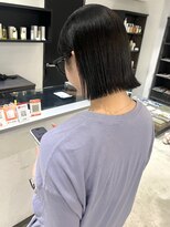 ジュノ 天文館本店(Juno)&nbsp;【縮毛矯正】軽めのきりっぱなしボブ