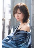 『AUSTIN銀糸町』マニッシュショート×ネイビーカラー