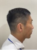 バッサリ、3ミリベリーショートスタイル!(床屋)