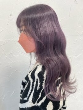 プライズ 表参道原宿店(prize) ラベンダーピンク暖色系カラー透明感カラーメルティーカラー