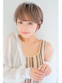 【佐藤翼】斜めバング×ハイトーンショート
