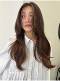 大人美人なフェイスレイヤー×カジュアルロング
