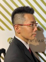 バーバーバー 四谷(BARBER-BAR)&nbsp;ソフトモヒカンスタイル