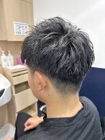 リバティシェアバーバー 銀座(LIBERTY SHARE BARBER)&nbsp;【メンズカット】ツーブロショートレイヤースタイル