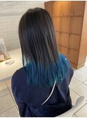 グラデーションカラー ブルー