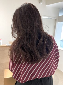 ノウハウ タニマチ(KNOWHOW tanimachi) 巻き髪レイヤースタイル/ローレイヤー/ラベンダーカラー