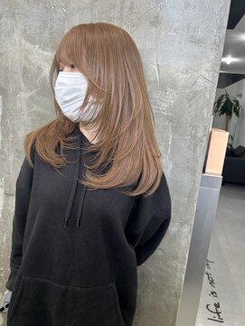 キング 枚方店(K!ng) 縮毛矯正髪質改善ハイライトレイヤーカット枚方美容室エクステ