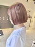 ケアブリーチ＋カラー￥25000 [ショートボブ/ダブルカラー/中島駅]