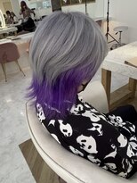 リアン 上尾店(Rien)&nbsp;韓国風 レイヤーカット[ホワイトベージュライトブルー]上尾/韓国