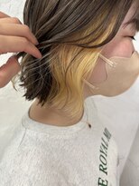 シロ(SiLO)&nbsp;ワンポイントプラス☆ペールイエローインナーカラー