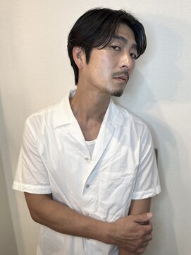 ロンドアベニール 北千住(Lond avenir) men's/メンズ/メンズカット/韓国/黒染/ブルーブラック/