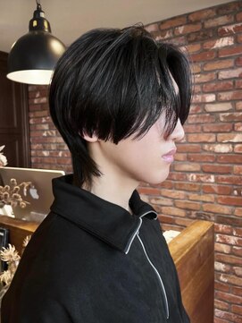 ボコカ(bococa) 【Vicky指名】センターパートウルフ韓国メンズカット登戸