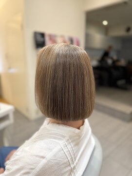 ヘアーズ ギャラリー 堺店(Hair's Gallery) 白髪を育てるグレーヘアー 50代/60代/大人女性