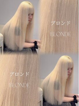 ベレーザ 渋谷(BELEZA) 16873抜きっぱなしブロンドハッシュカットホワイトブロンド