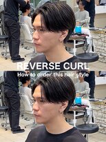 ディータ(Dita)&nbsp;毛流れニュアンスルーズフェザーセンターパート大宮メンズパーマ