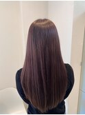 サラサラ艶髪ロング×ラベンダーピンク