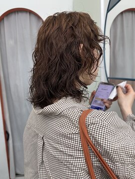 トーカ(tohka) レイヤーボブ/結べるボブ/くせ毛風パーマ/レイヤーパーマ