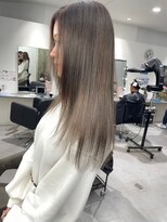 キング 梅田店(K!ng) 韓国オルチャンレイヤーカット透明感カラー顔まわり前髪カット