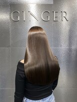 ジンジャー(GINGER)&nbsp;Gray brown × 髪質改善KeratinFD Lv6