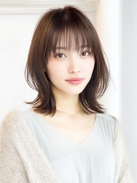 ルービック 豊中(Rubik's) ブラウンカラー/大人ナチュミディ×レイヤーカット