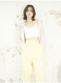 【美髪】ふわっと軽やかなくびれミディ【20代30代40代50代】