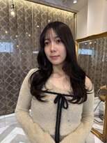 ロンドアベニール 北千住(Lond avenir)&nbsp;グレージュ/韓国風レイヤーカット/髪質改善/シースルーバング