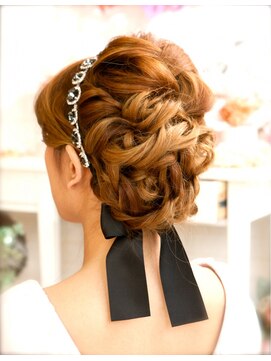 ヘアメイクサロンシャルメ(Hair Make Salon CHARMER) 結婚式☆二次会★CHARMER サエコ風ルーズスタイルヘアセット