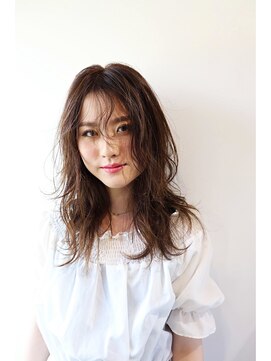 フープヘアー(HOOP.HAIR) 【HOOP】柔らか無造作ヘア×ベージュカラー