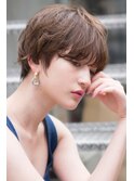 『AUSTIN』ダブルバングブランジュ×小顔ワンサイドショート