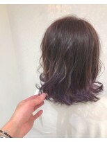 ヘアーアンドメイク ドレス(DRESS)&nbsp;アメジストパープル　バレイヤージュ