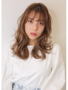 アフロートpd+ KOBE(AFLOATpd+) 【神戸三宮】外国人風カラー＋レイヤーカット　ゆるふわカール