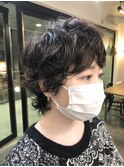 【Devellope.】ショートウルフ　パーマスタイル　ショートパーマ