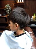 キッズカットツーブロショート