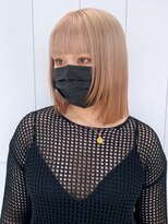 アルバム 池袋(ALBUM) ボブウルフ_外ハネボブセクションカラー_ba407372