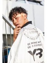 クレスト 近江八幡店(CREST) マッシュツーブロックメンズパーママッシュウルフメンズカット