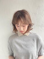 ムク 甲府(muku.)&nbsp;前髪/マチルダボブ/ピンクベージュインナー/グレージュ[甲府駅]