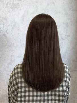 デミヘアー(Demi hair) ベージュブラウン×髪質改善カラー