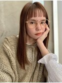 オン眉バングが可愛い◎ストレートロング【銀座】