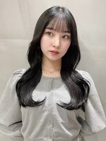 ロンドイディールバンダイ 新潟万代(Lond ideal) ウェットヘアオリーブベージュ×髪質改善ブリーチなし×新潟万代