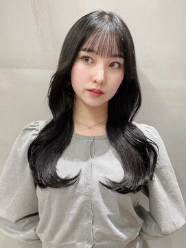 ロンドイディールバンダイ 新潟万代(Lond ideal) ウェットヘアオリーブベージュ×髪質改善ブリーチなし×新潟万代