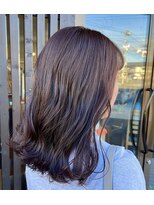 ヘアー ファルル(HAIR FaLuLu)&nbsp;セミロング/ピンクラベンダー/ローレイヤー