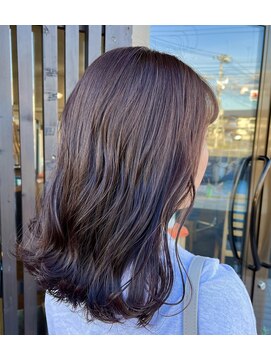 ヘアー ファルル(HAIR FaLuLu) セミロング/ピンクラベンダー/ローレイヤー