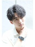 【韓国風】コンマシースルーヘア